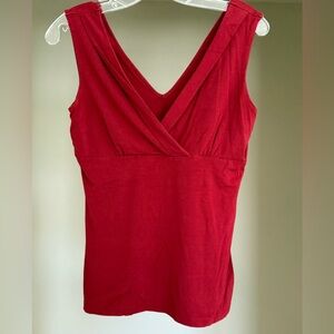 Classiques Entier Red Sleeveless Top
